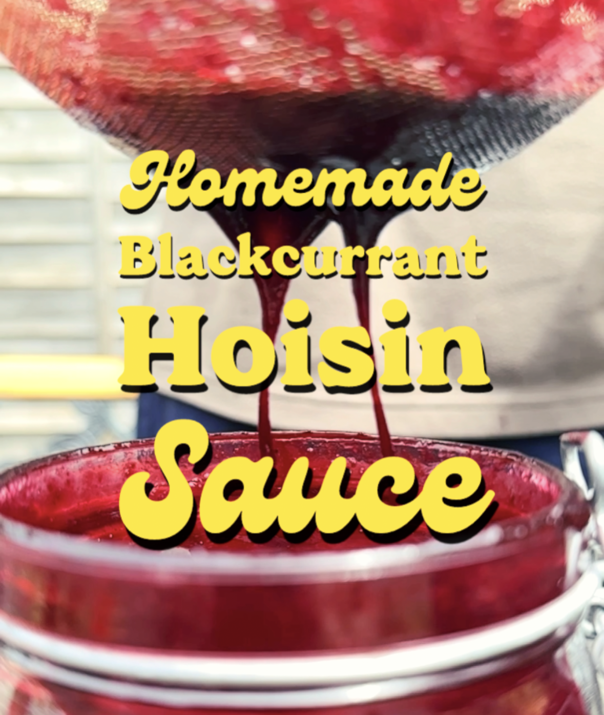 Blackcurrant Hoisin Sauce