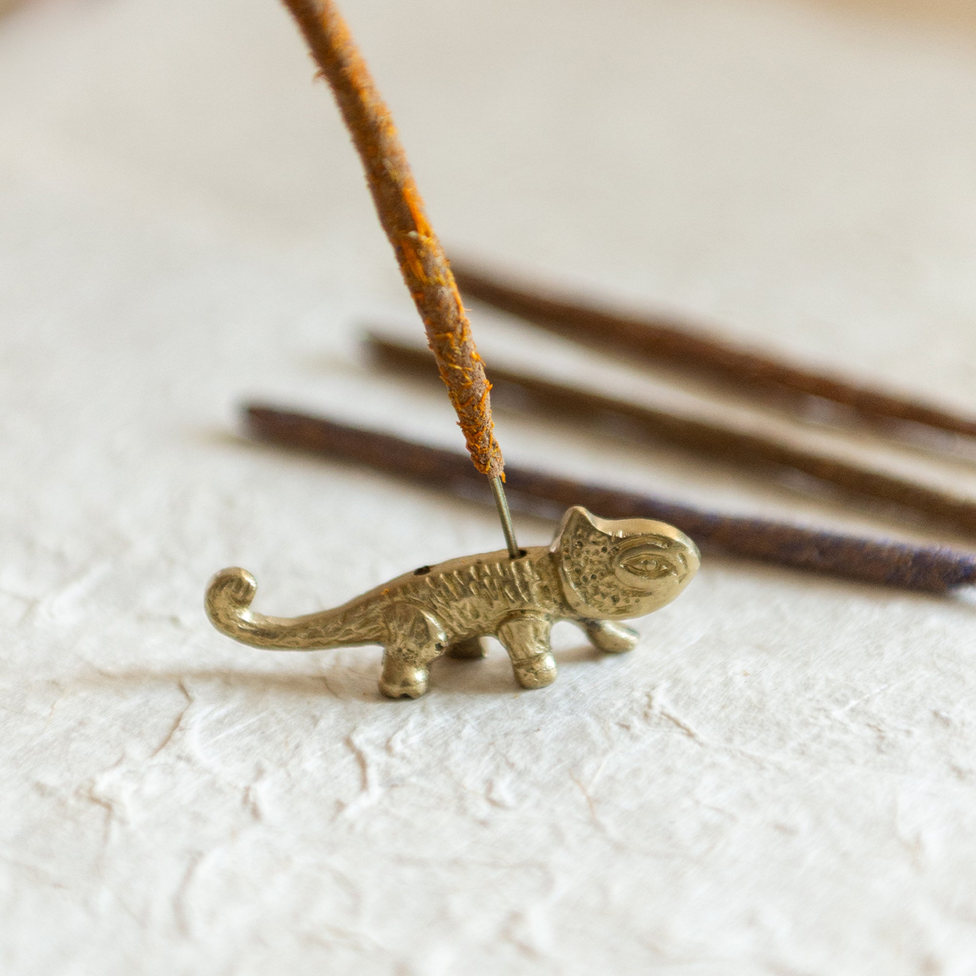 Chameleon Incense Stick Holder