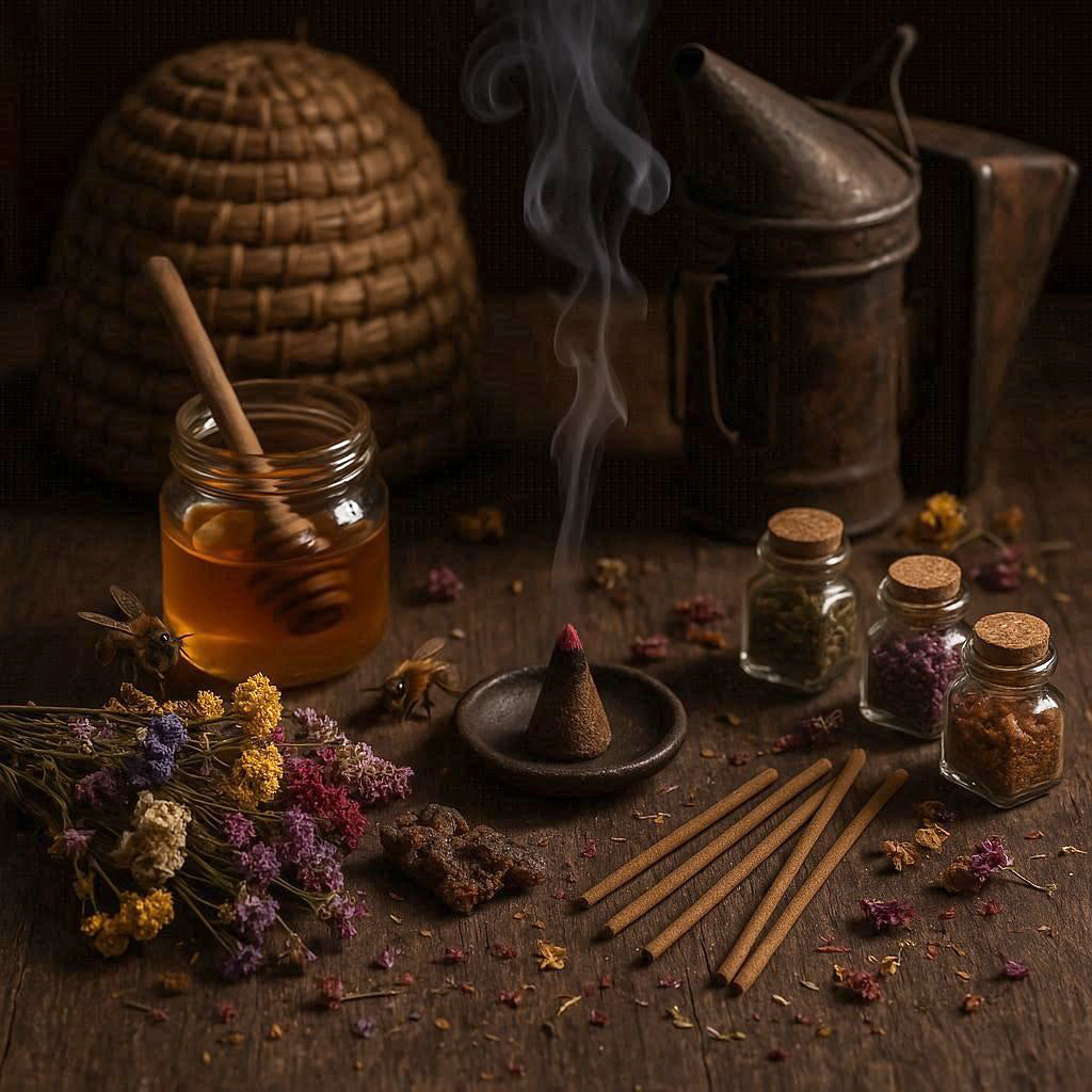 A Beekeeper’s Incense Making Workshop