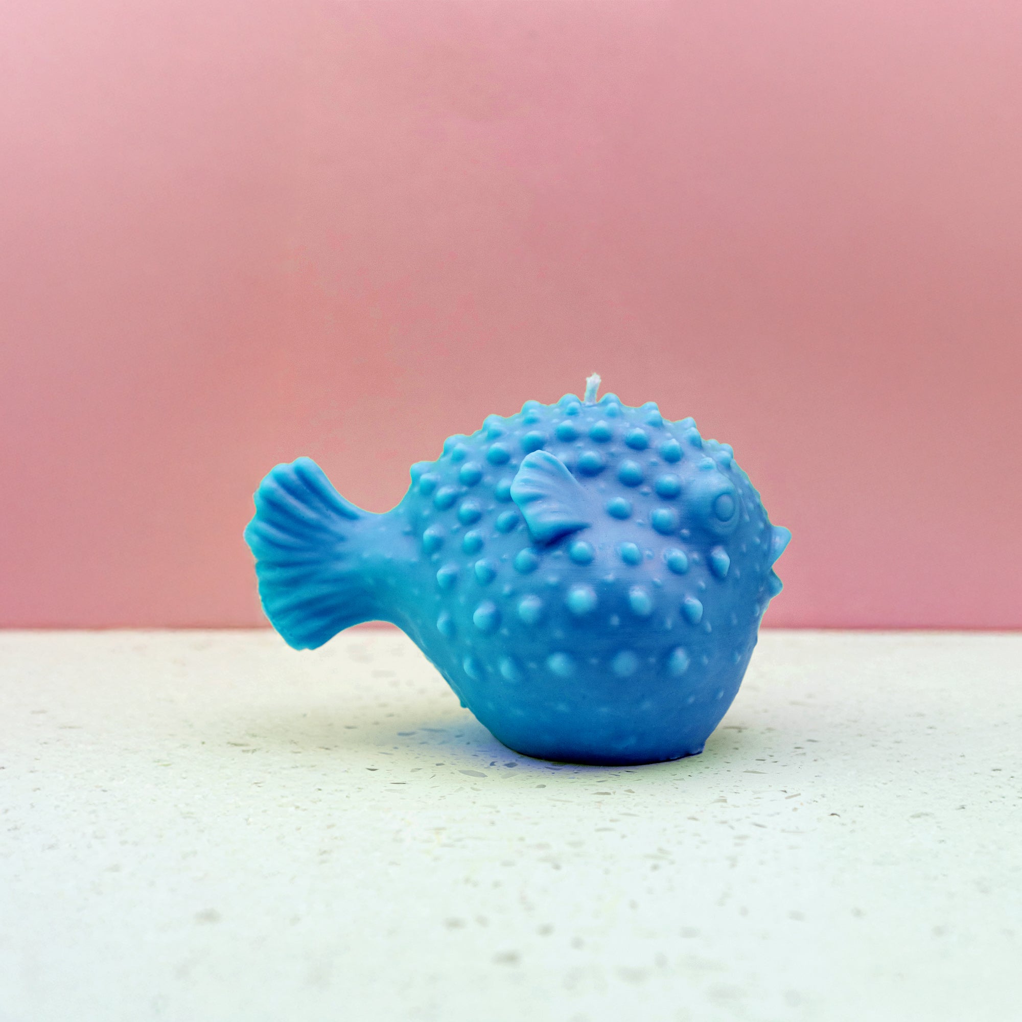 Beeswax Blowfish Candle