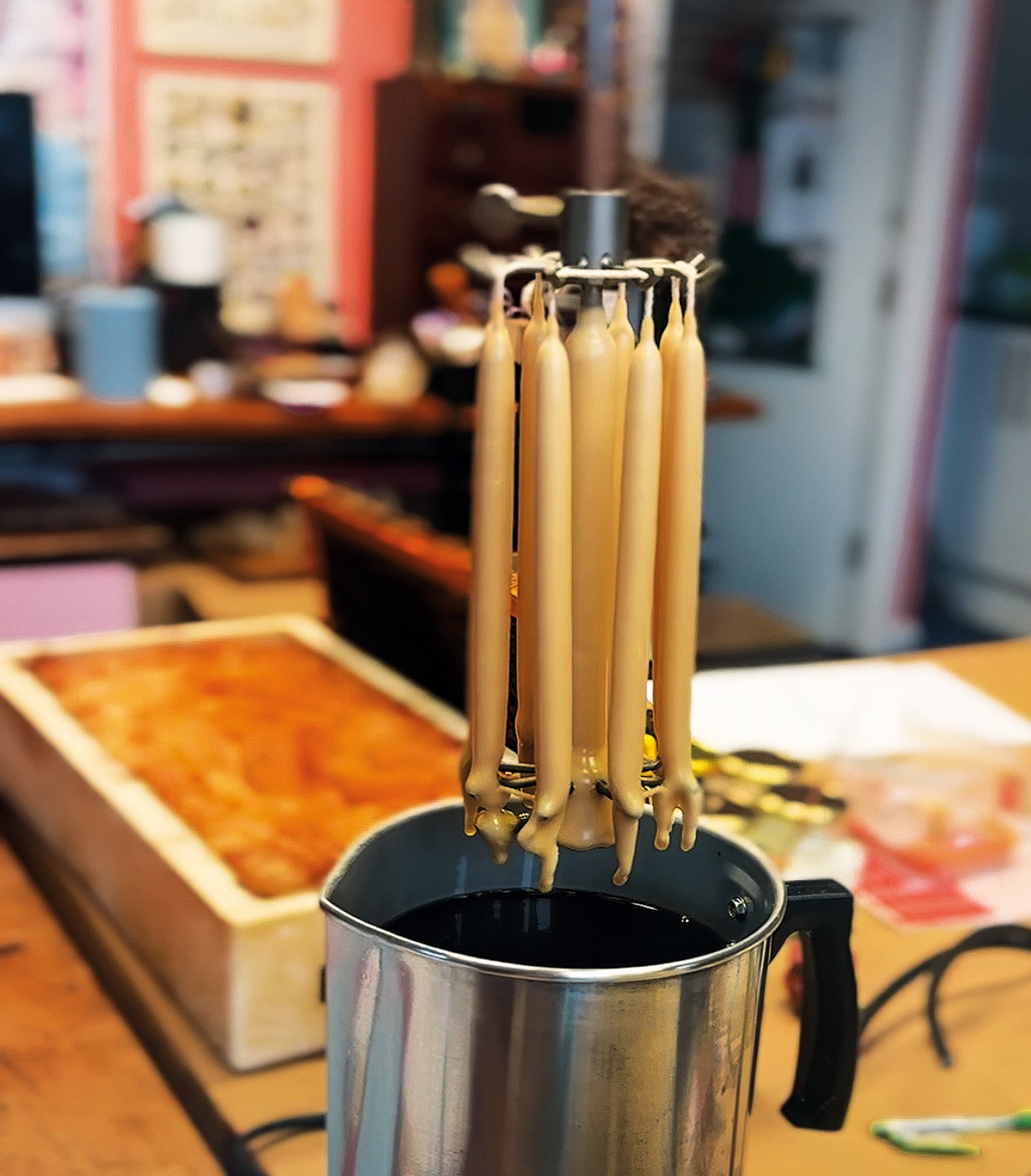 The Art of Beeswax Candle Making